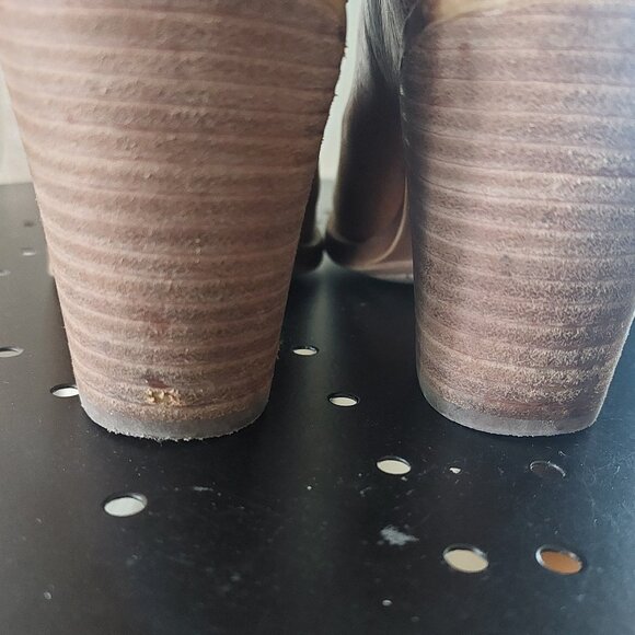 Lucky Brand Brown Leather Booties Sz 6M - Picture 8 of 8